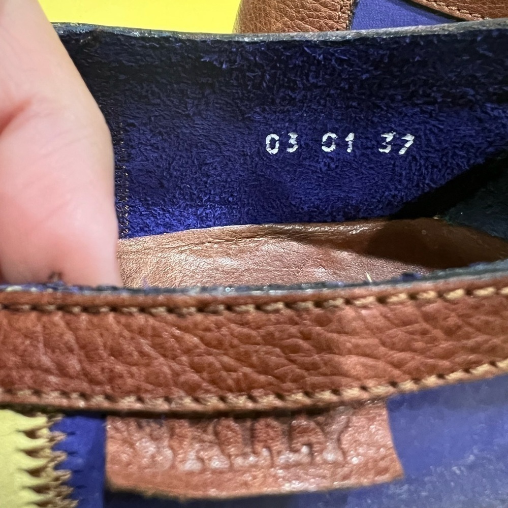BALLY Color Block Flat Shoes size 37. - Picture 10 of 17